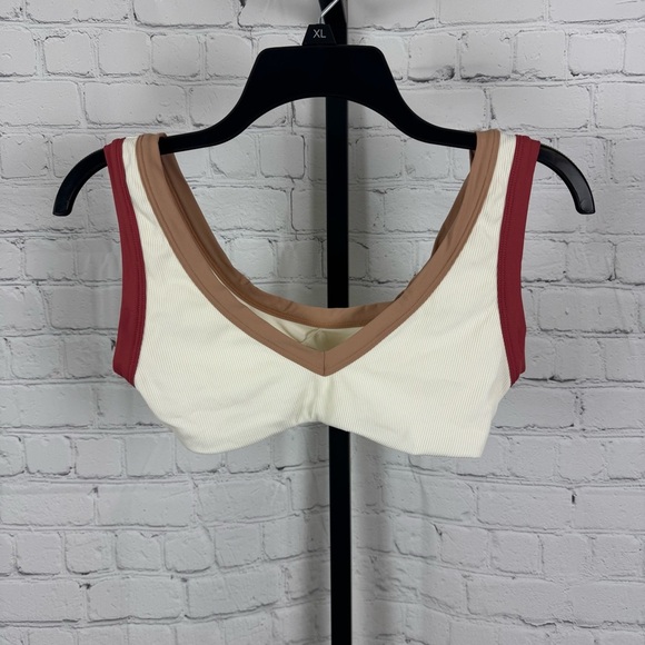 l*space Lala Cream Bikini Top Size Small - Picture 1 of 6